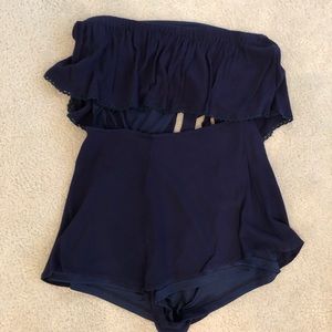 Navy Tobi cut out romper